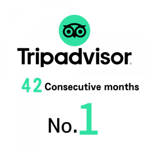 #1 ranked hotel among all properties in Tokyo's 23 wards on TripAdvisor.