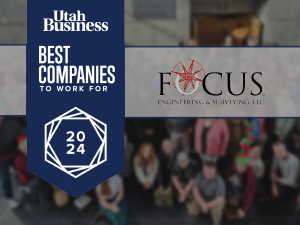 FOCUS Engineering & Surveying Utah Business Award