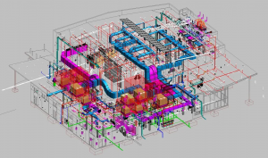 MEP Coordination and Clash Detection - Everett Alvarez Performing Arts Center