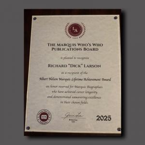 RichardLarson9 Award