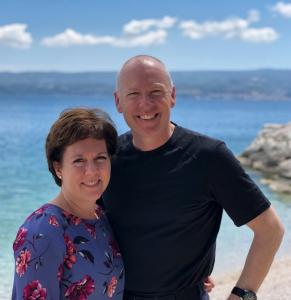 Brad Brown and wife