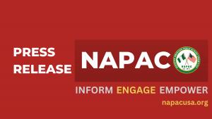Considered by the host and attendees as a very successful meeting, the event had in attendance key officers, Ambassador Samson Itegboje, Ambassador Auwalu Jega Namadina, Ambassador Abubakar Jidda, Mrs NAPAC USA Press Release Banner