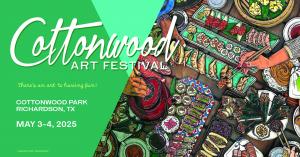 Elissa Brown Featured Artist Cottonwood Art Festival Spring 2025 in Richardson Texas