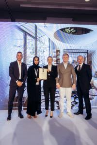 Dmytro Korotchuk and Svitlana Antonovych International Property Awards 2025 for Versace Home Showroom