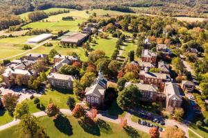 Aerial Shot of Sweet Briar College, Sweet Briar, Virginia