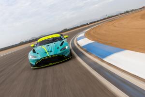 Aston Martin racing on track at Apex Motor Club