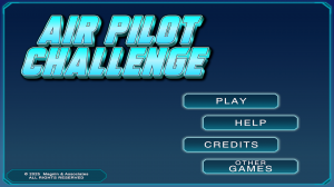 Air Pilot Challenge title screen