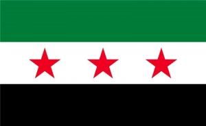 As violence against religious minorities in post-Assad Syria mounts, Christian Solidarity International (CSI) will hold a side event at the UN Human Rights Council on July 1 to highlight this growing threat horizontally striped green-white-black flag with three red stars on the white stripe