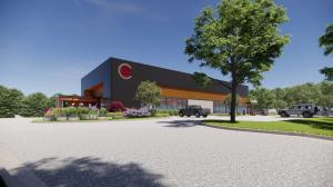 CGA Reps HQ - 3D design rendering entrance drive