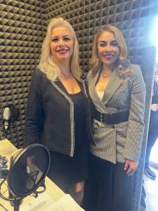 Hazel Ortega and journalist Blanca Becerril during an exclusive interview on Heraldo TV, they discussed Hazel’s inspiring journey, her impact in Mexico, and her mission to empower individuals through education, reintegration, and personal transformation.