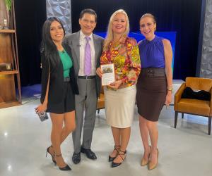 Hazel Ortega during her visit to El Heraldo TV, her inspiring journey, her upbringing in Los Angeles, California, and the impact of her education. She spoke about how she is transforming lives across Mexico, and deep connection to her Mexican roots.