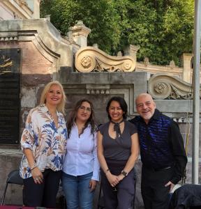 At the Reinserción Social MX event alongside Director Dr. Cinthia Guadarrama, Adriano Numa, and Keyla Wood during the 37th edition of Un Domingo Más en Libertad at the First Section of Chapultepec, aimed at individuals reintegrating from the Criminal Justice System