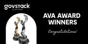 Figurine of women holding awards