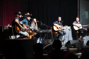 Kelley Lovelace, Rivers Rutherford, Trannie Anderson, Brett James and Tim Nichols at Songwriters Night