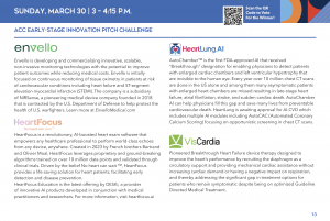 HeartLung.AI - ACC Early-Stage Innovation Pitch Challenge