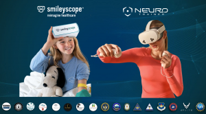 Girl growing into a woman using virtual reality for brain optimization