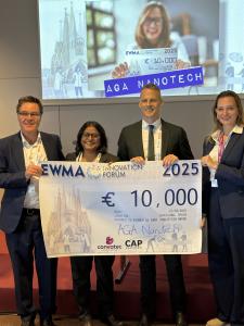 AGA Nanotech Wins EWMA Innovation Prize 2025