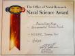 Maximillian Kopp Wins Prestigious U.S. Navy Environmental Science Awards Aimed at Deep Space Missions