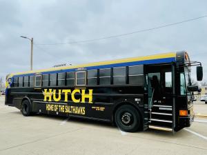 Newly unveiled Hutchinson Public Schools Activity Bus