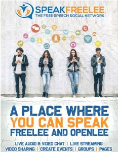 Join SpeakFreelee today. Where You Can Speak Freelee & Openlee