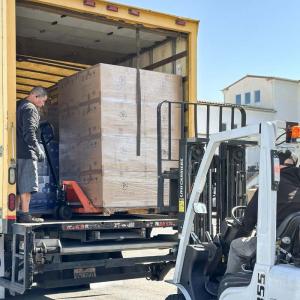 Medify Air shipment of air purifiers on a pallet