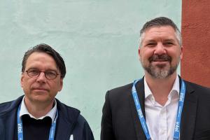 Koen Stegeman (left) and Christian Dawson (right)