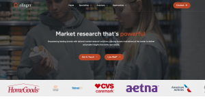 Olinger Custom Primaary Market Research Website - Contact For New Projects