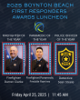 HONORING HEROES: 2025 BOYNTON BEACH FIRST RESPONDERS AWARDS LUNCHEON SET FOR APRIL 25