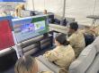 Video Game Morale Recreation Center at National Guard Wildfire Response Camp Opening in Malibu
