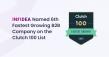 INSIDEA Named 6th Fastest Growing B2B Company on the Clutch 100 List