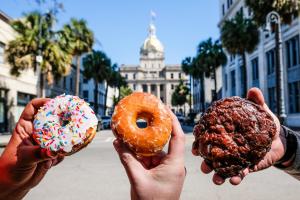 Delicious donuts on the Savannah donut tour