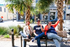 The amazing team on the Savannah donut tour