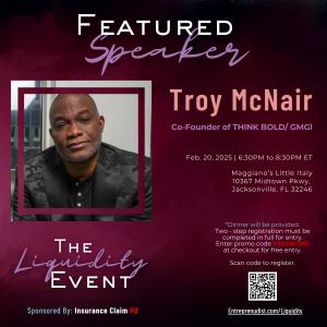 Troy McNair Co-Founder of THINK BOLD/ GMG