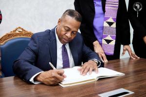NBA President Wiley S. Adams signs MoU between NBA and AfCFTA