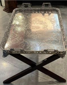 Stunning, large Mario Buccellati tray with grape decoration, circa 1950s (Estimate: $30,000-$55,000).
