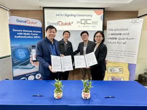 MOU Signing Ceremony between SendQuick and pQCee