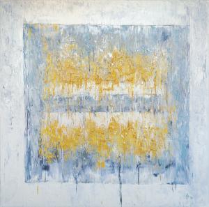 Geometric oil painting