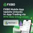 FXBO Mobile App Update Unlocks In-App Trading via MT5 Web Integration