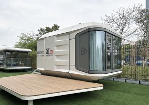 E3 VESSEL is a factory built Tiny Home from a Joint Venture between VESSEL of China and Homes 4 the Homeless of California