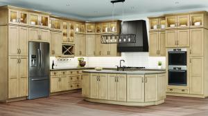 Shaker Honey Kitchen Cabinets