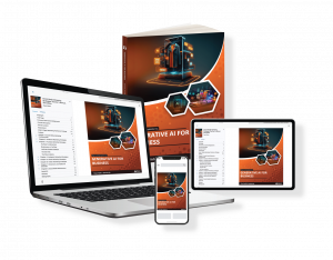 Image showing that generative AI for business is available in digital and soft cover format.