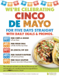 California Tortilla Celebrates Cinco de Mayo with A Flavorful Fiesta of Deals