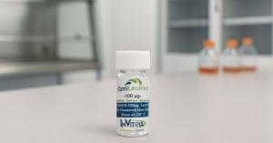 OptiLeukin 2 vial – 100 µg recombinant IL-2 from InVitria, animal- and bacteria-free, suitable for T cell and NK cell expansion