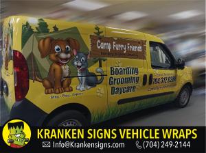 Branding On Vehicles by Kranken Signs Vehicle Wraps in Charlotte NC