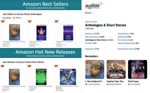 L. Ron Hubbard Presents Writers of the Future Volume 41 scores a trifecta topping the Amazon bestseller lists for science fiction anthologies for the book, eBook, and Audible bestseller list for the audiobook.