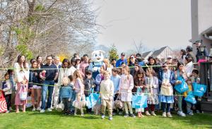 Participants ready to go for the 25th Annual Easter Egg Hunt at the Southampton Inn (Photo Credit: Lisa Tamburini)