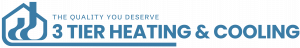 3 Tier Heating & Cooling Logo