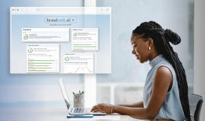 Woman at Computer BR