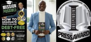 Dr. Chisholm's Mission Possible Book Cover and Distinguished Favorite Award