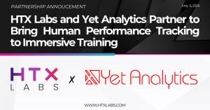 HTX Labs and Yet Analytics Partner to Bring Human Performance Tracking to Immersive Training